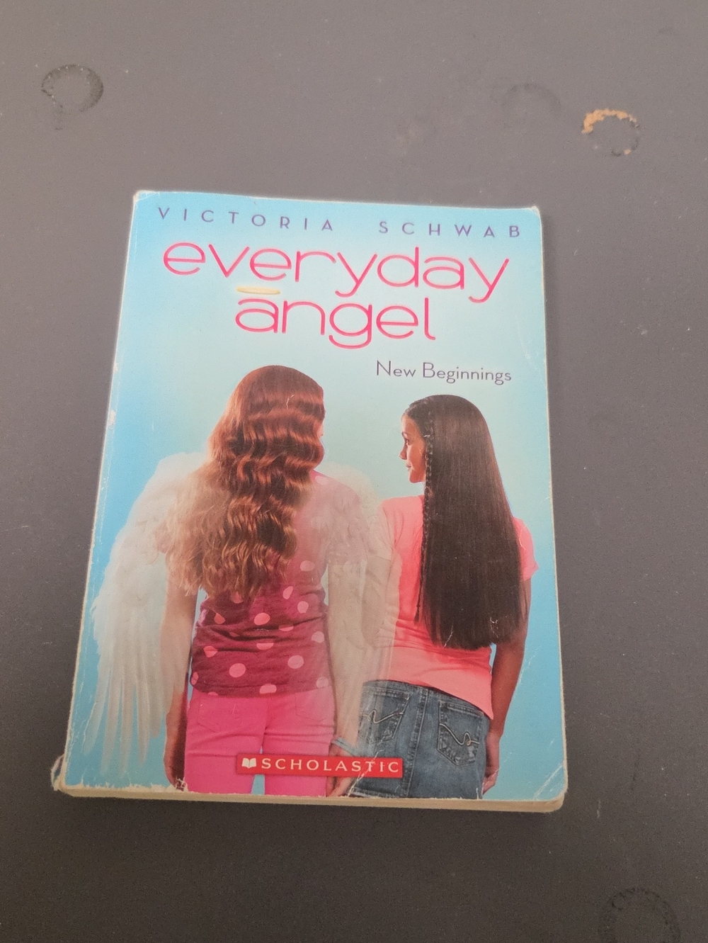 Everyday Angel Book Cover Decorative Print by Scholastic - Pink/Blue